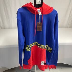 Kansas Jayhawks Mitchell & Ness Big Face Hoodie